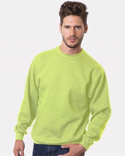 Bayside USA-Made Crewneck Sweatshirt 1102 #colormdl_Lime Green