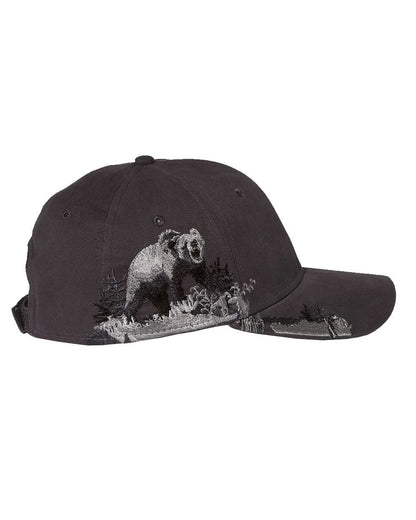 DRI DUCK Grizzly Bear Cap 3319 #color_Charcoal