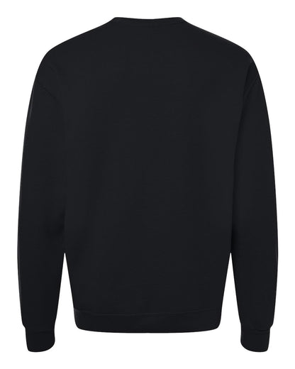 JERZEES Unisex Ultimate CVC Crewneck Sweatshirt IC48MR #color_Black Ink