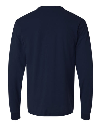 Tultex Unisex Fine Jersey Long Sleeve T-Shirt 202LS #color_Navy