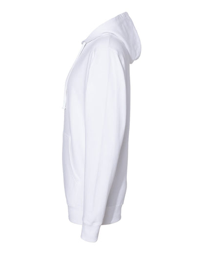 Independent Trading Co. Unisex Midweight Hooded Sweatshirt SS4500 #color_White