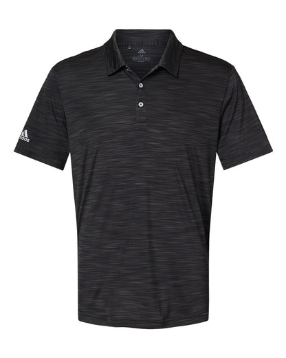 Adidas Men's Mélange Polo A402 #color_Black Melange