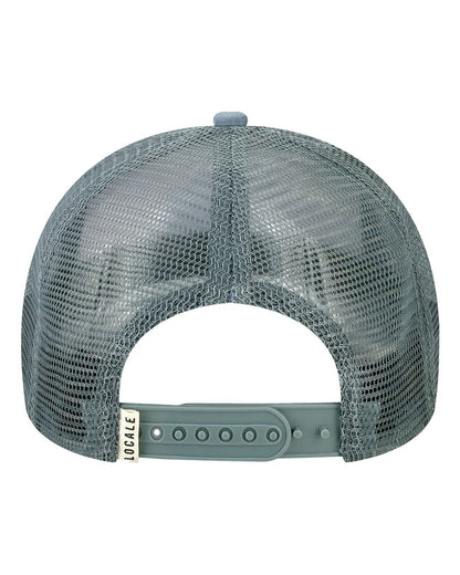 LOCALE Trucker Cap 5PTKR #color_Front Range/ Slate Blue Sarah D