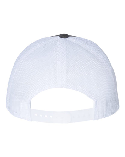 Richardson Low Pro Trucker Cap 115 #color_Charcoal/ White