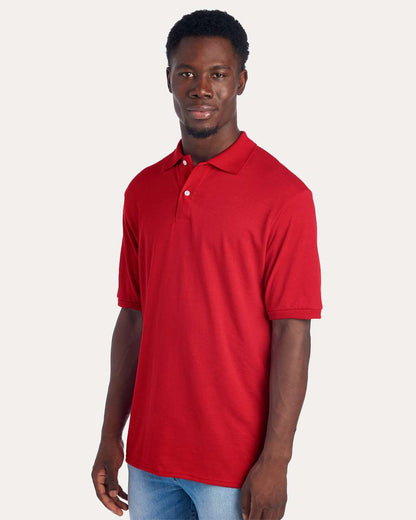 JERZEES Men's Dri-Power® Polo 437R #colormdl_True Red