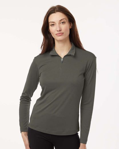 AllPro Women's Pro-Lock Performance Quarter-Zip Pullover 41870L #colormdl_Charcoal
