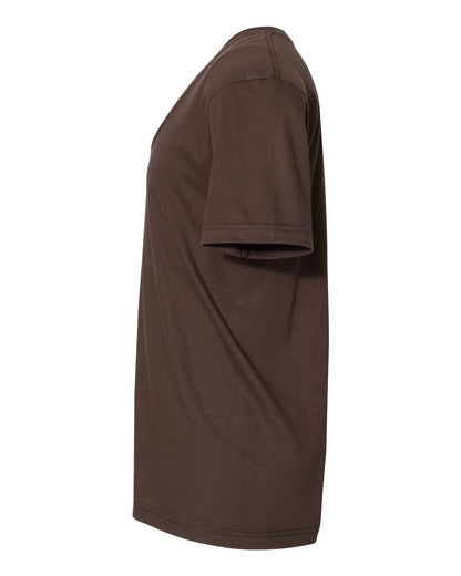 American Apparel Unisex Fine Jersey V-Neck Tee 2456W #color_Brown