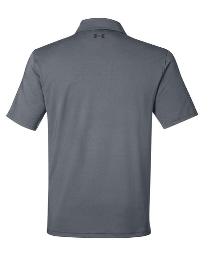 Under Armour Men's Recycled Polo 1383255 #color_Castlerock/ White