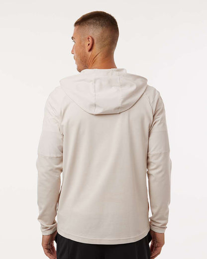 Adidas Men's Half-Zip Hooded Anorak A607 #colormdl_Alumina