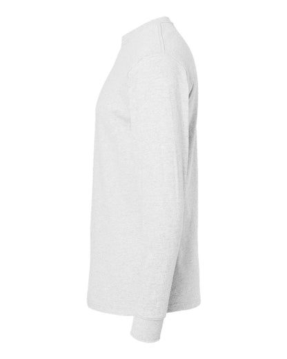 M&O Unisex Gold Soft Touch Long Sleeve T-Shirt 4820 #color_Ash