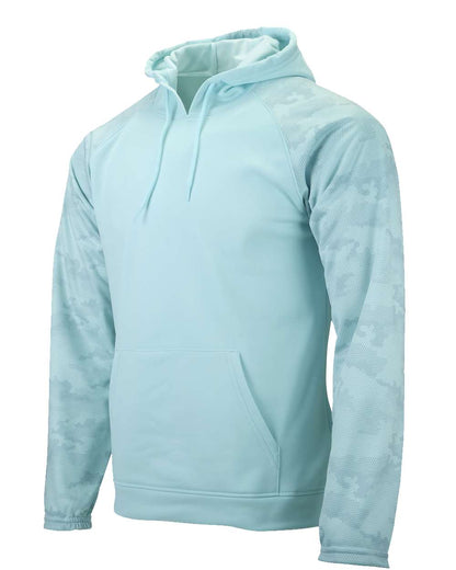 Paragon Unisex Tahoe Camo Fleece Hooded Sweatshirt 306 #color_Aqua Blue