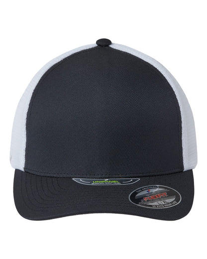 Flexfit Unipanel™ Trucker Cap 5511UP #color_Black/ White