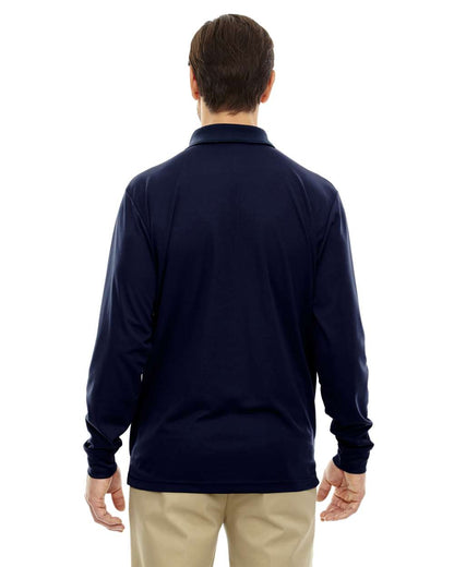 CORE365 Men's Tall Pinnacle Performance Long Sleeve Piqué Polo 88192T #colormdl_Classic Navy
