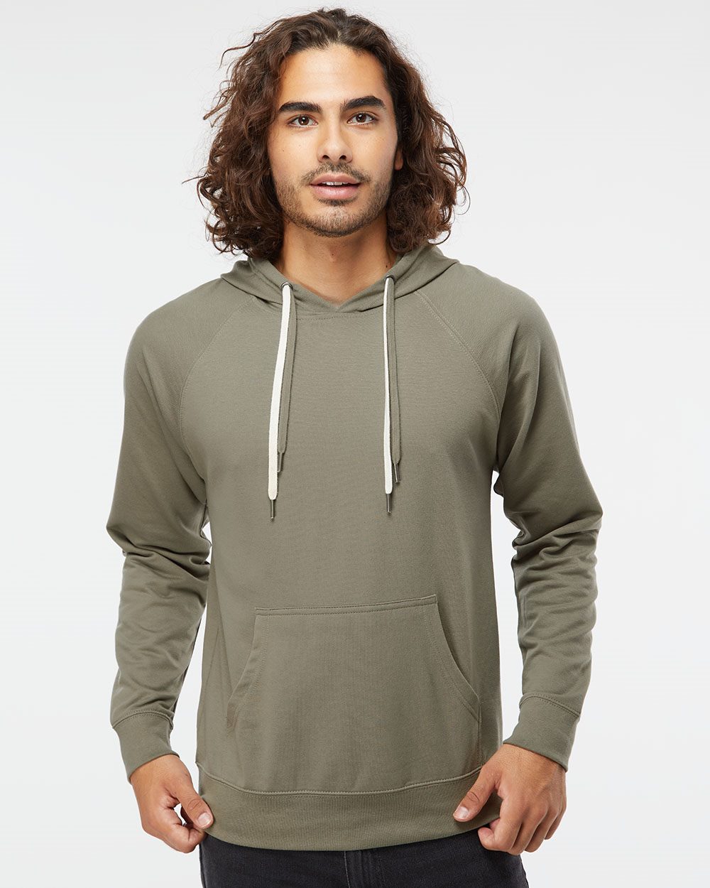 Independent Trading Co. Icon Lightweight Loopback Terry Hooded Sweatshirt SS1000