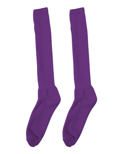 Alleson Athletic Acrylic Utility Multi Sport Socks 3ACRA #color_Purple