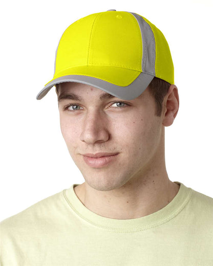 Adams Headwear Reflector High-Visibility Constructed Cap RF102 #colormdl_Yellow