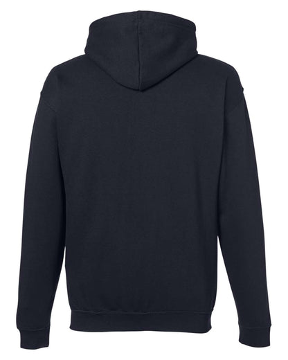 AWDis Unisex Midweight Varsity Contrast Hooded Sweatshirt JHA003 #color_French Navy/ Heather Grey