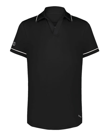Holloway Women's CoolCore® Polo 222701 #color_Black/ White