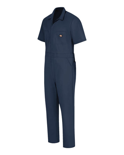 Dickies Men's Tall Short Sleeve Coverall 3339T #color_Dark Navy