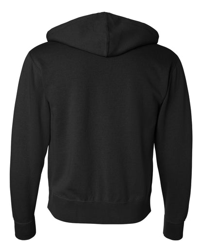 Independent Trading Co. Unisex Lightweight Full-Zip Hooded Sweatshirt AFX90UNZ #color_Black