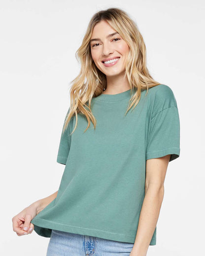 LAT Relaxed Crew Tee 3520 #colormdl_Saltwater