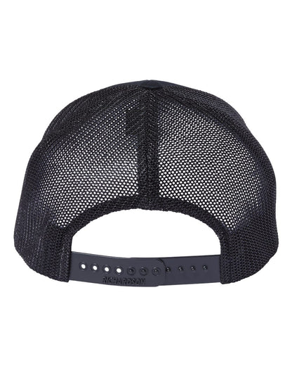 Richardson 112+ R-Flex Adjustable Trucker Cap 112PL #color_Black