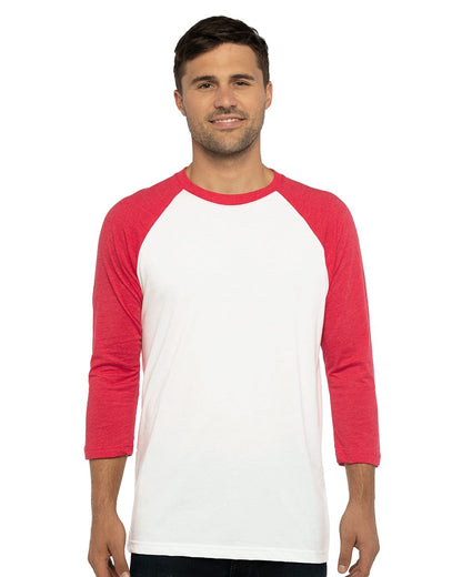 Next Level Unisex CVC Three-Quarter Sleeve Raglan T-Shirt 6251 Next Level Unisex CVC Three-Quarter Sleeve Raglan T-Shirt 6251