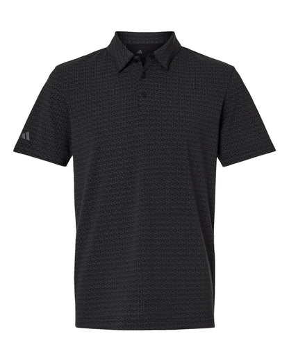 Adidas Printed Blend Polo A702 #color_Black