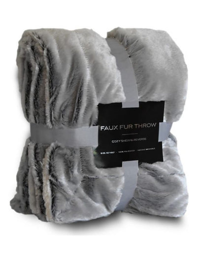 Alpine Fleece Faux Fur Throw 8730 Alpine Fleece Faux Fur Throw 8730