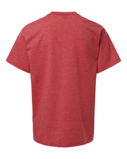 Gildan Youth Softstyle® T-Shirt 64000B #color_Heather Red