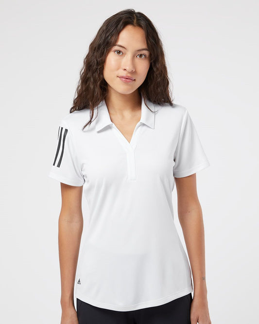 Adidas Women's Floating 3-Stripes Polo A481