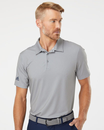 Adidas Men's Ultimate365 Diamond Dot Print Polo A498 Adidas Men&#39;s Ultimate365 Diamond Dot Print Polo A498