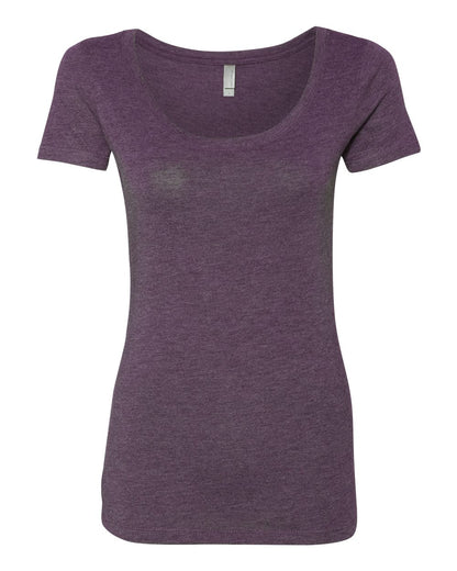 Next Level Women’s Triblend Scoop Neck T-Shirt 6730 #color_Vintage Purple