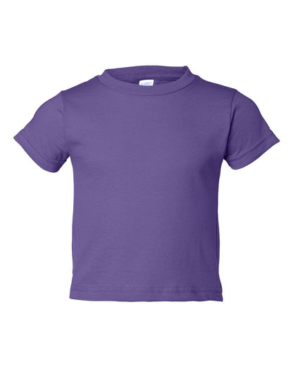 Rabbit Skins Toddler Cotton Jersey Tee 3301T #color_Purple