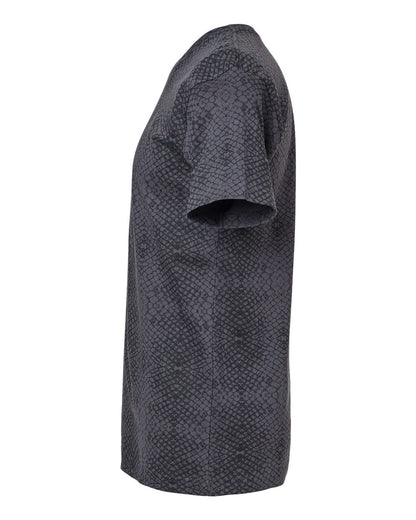 LAT Unisex Fine Jersey Tee 6901 #color_Black Reptile