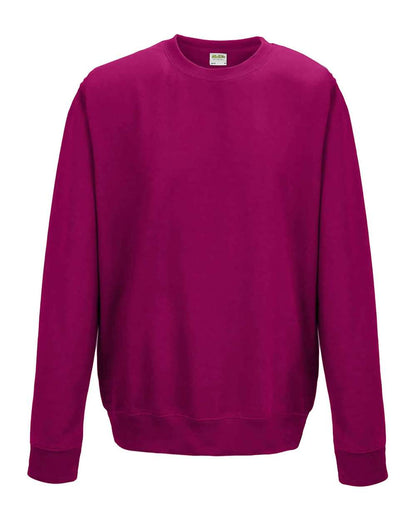 AWDis Unisex College Crewneck Sweatshirt JHA030 #color_Hot Pink