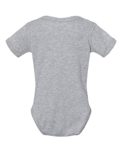 Rabbit Skins Infant Baby Rib Bodysuit 4400 #color_Heather
