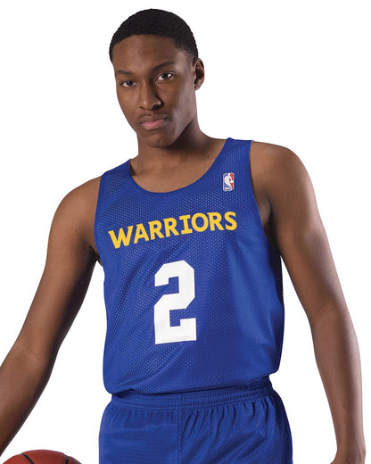 Alleson Athletic Men's NBA Logo'd Reversible Jersey A115LA Alleson Athletic Men&#39;s NBA Logo&#39;d Reversible Jersey A115LA