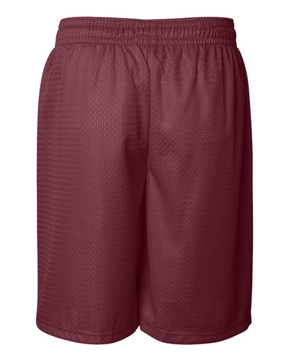 Badger Pro Mesh 9" Shorts 7209 #color_Cardinal