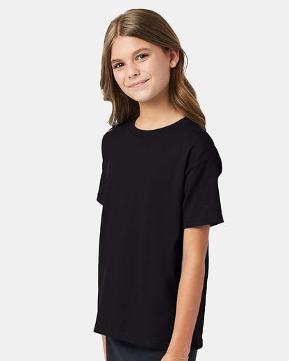 Hanes Ecosmart™ Youth T-Shirt 5370 #colormdl_Black