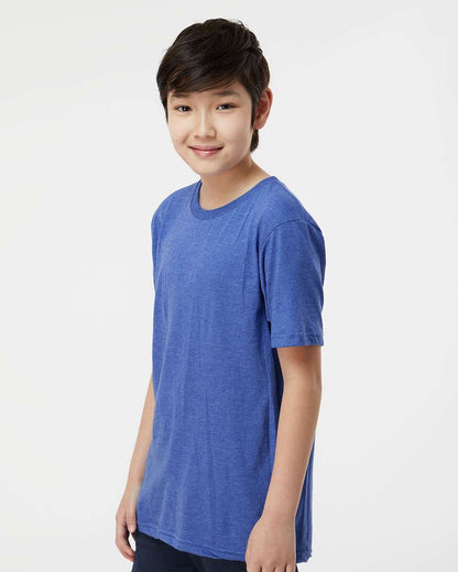 Tultex Youth Fine Jersey T-Shirt 235 #colormdl_Heather Royal