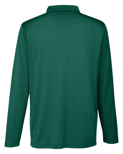 Team 365 Men's Zone Performance Long Sleeve Polo TT51L #color_Sport Forest