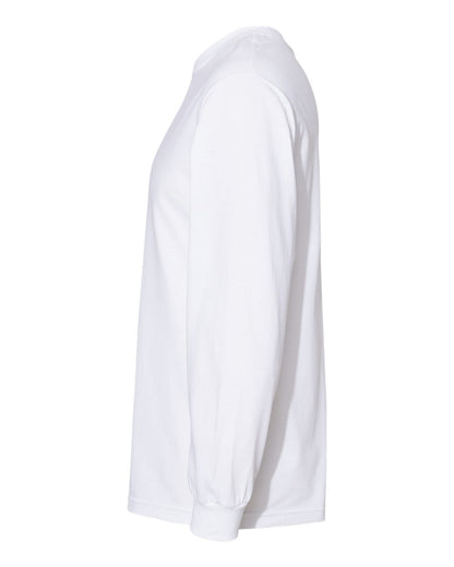 American Apparel Unisex Heavyweight Cotton Long Sleeve Tee 1304 #color_White