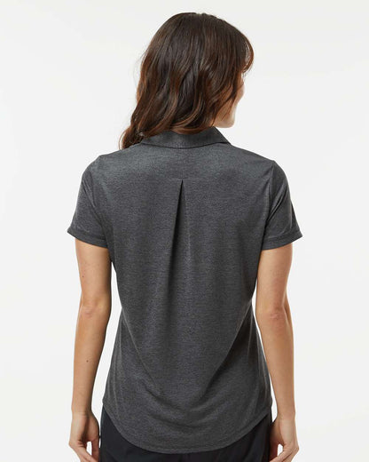 Adidas Women's Space Dyed Polo A592 #colormdl_Black Melange