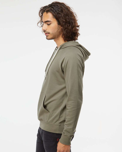 Independent Trading Co. Unisex Icon Lightweight Loopback Terry Hooded Sweatshirt SS1000 #colormdl_Olive