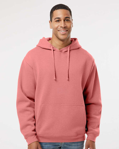 LAT Unisex Elevated Fleece Hoodie Sweatshirt 6926 #colormdl_Mauvelous