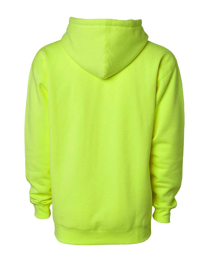Independent Trading Co. Unisex Heavyweight Hooded Sweatshirt IND4000 #color_Safety Yellow