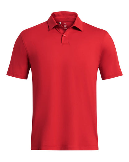 Under Armour Men's Recycled Polo 1383255 #color_Red/ White