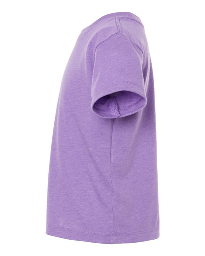 BELLA + CANVAS Toddler Jersey Tee 3001T #color_Heather Team Purple