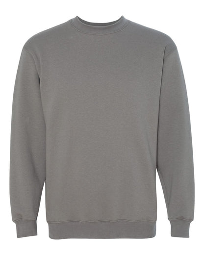 Bayside USA-Made Crewneck Sweatshirt 1102 #color_Charcoal